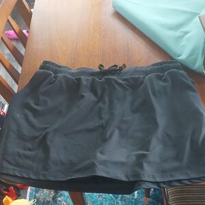 Jess Lea 3xl Black Drawstring Skort